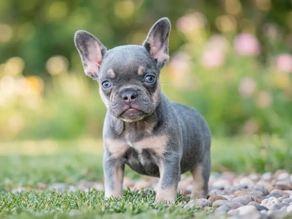 Sky the Blue & Tan French Bulldog puppy